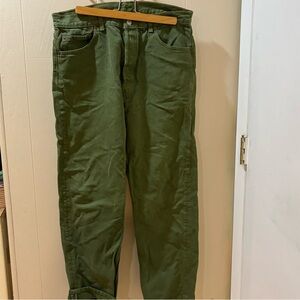 Levi's Olive Green 501